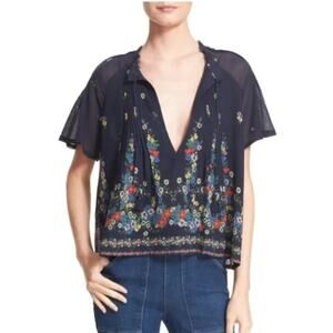 Sea New York Floral Top